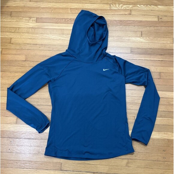 Nike Sportswear Dri-Fit Element Running Hoodie Shirt 857818 425 Men's Medium - Picture 1 of 6
